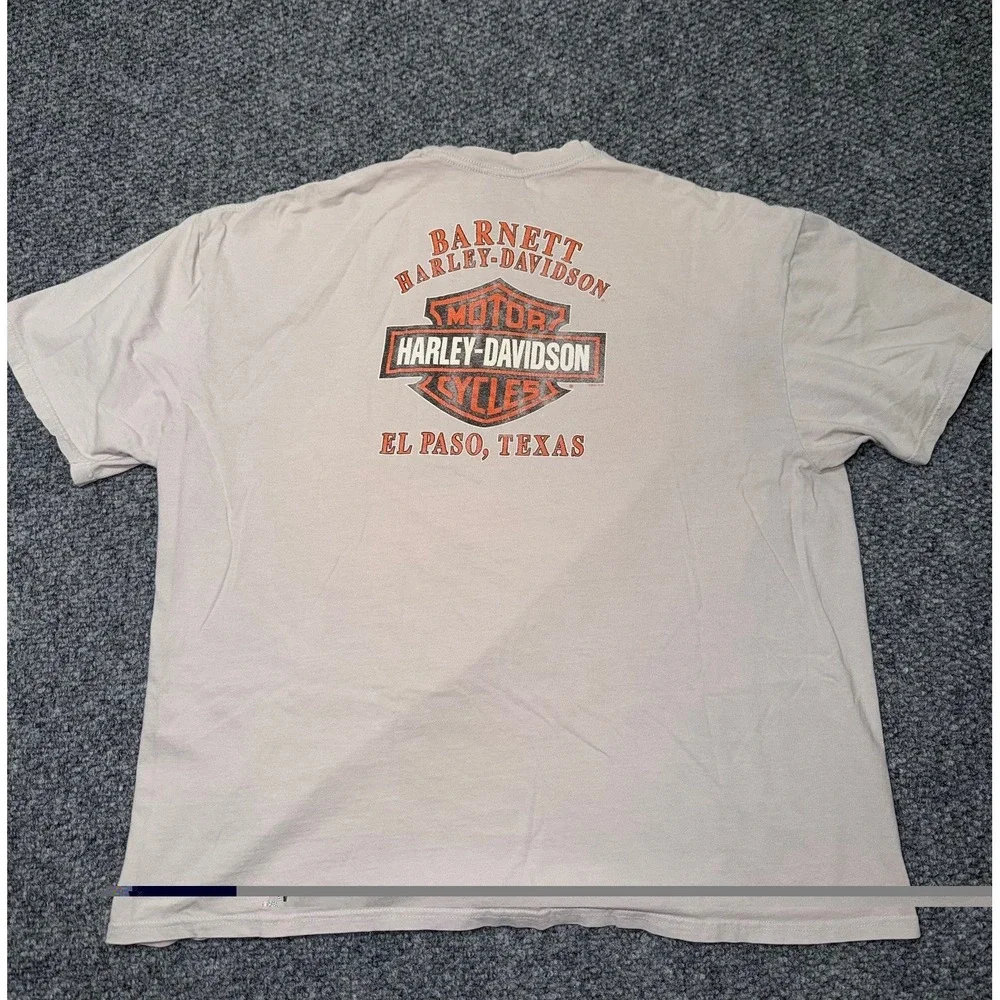 Harley-Davidson Legendary Motorcycles Barnett El Paso Texas Graphic T-Shirt‎